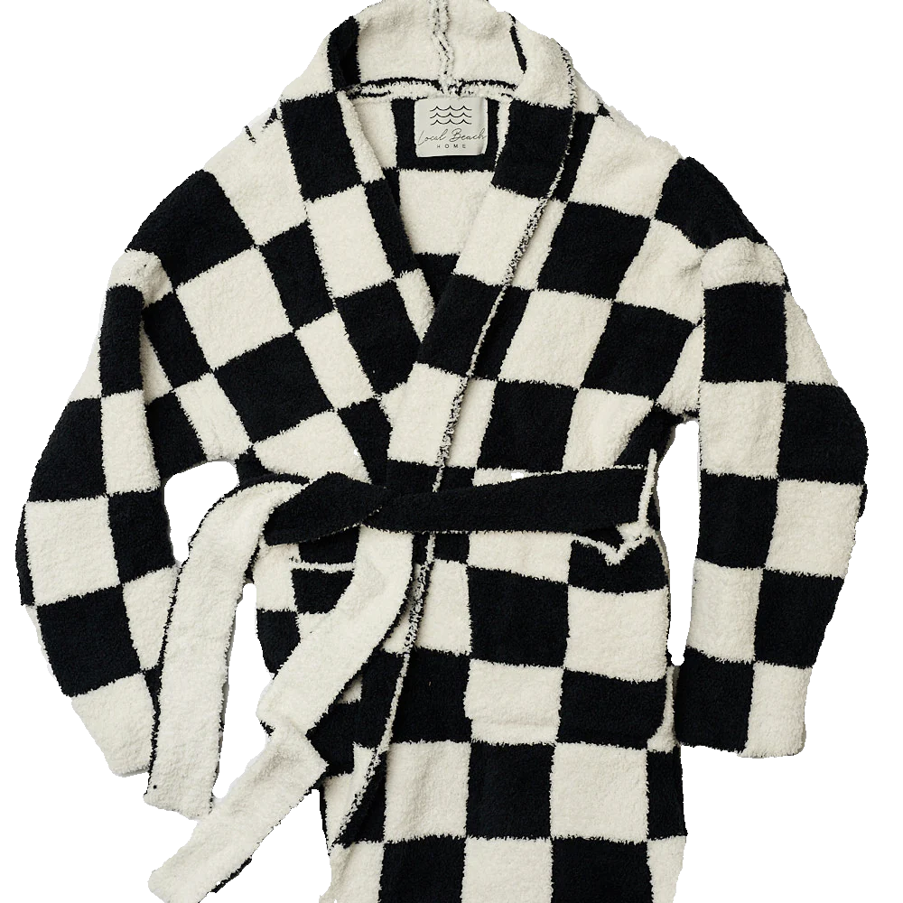 Checker Luxe Robe