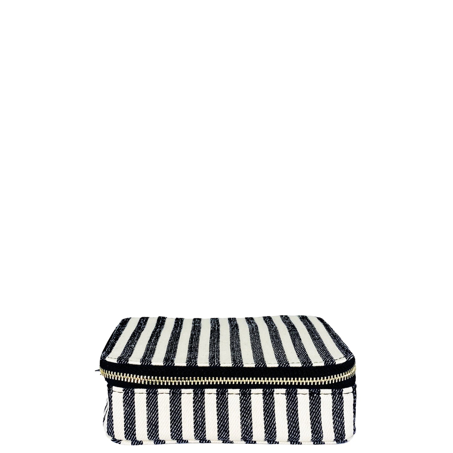 Large Pill Travel Case with Individual Daily Pill Organizer, Striped