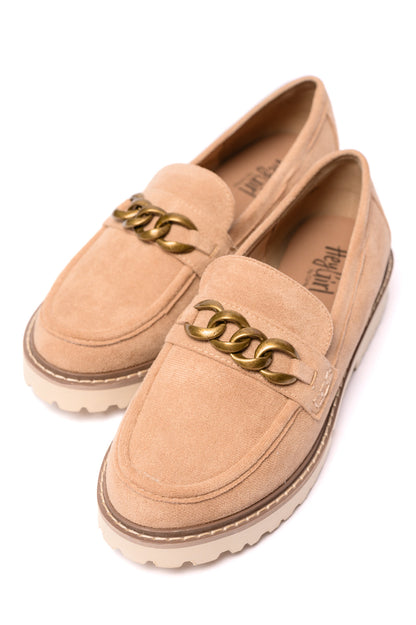 Literally Loafers in Camel Faux Suede (Online Exclusive)