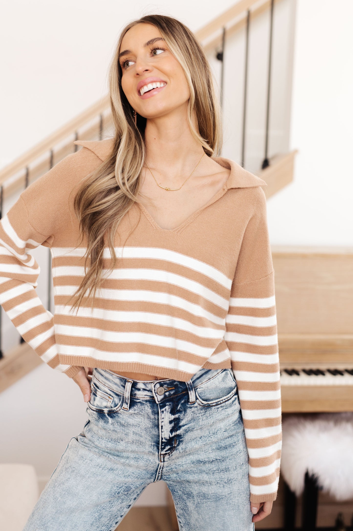 Memorable Moment Striped Sweater (Online Exclusive)