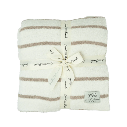 Striped Luxe Home Blanket