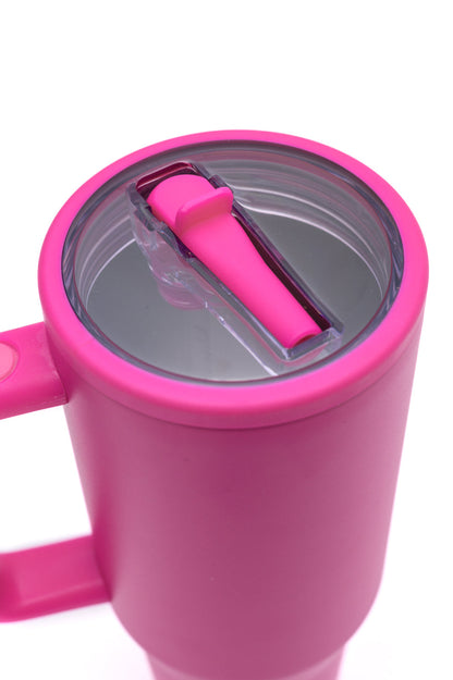 No Spill 40oz Tumbler in Hot Pink (Online Exclusive)