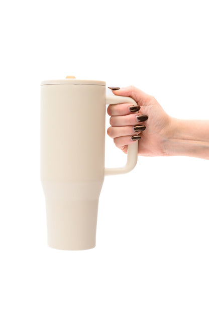 No Spill 40oz Tumbler in Off White (Online Exclusive)