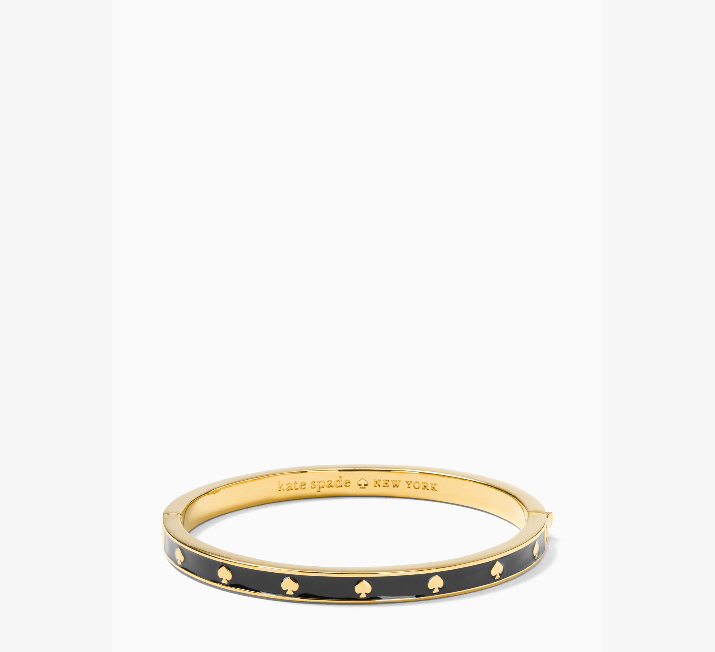 Spot The Spade Enamel Hinged Bangle Uptown Boutique Ramona