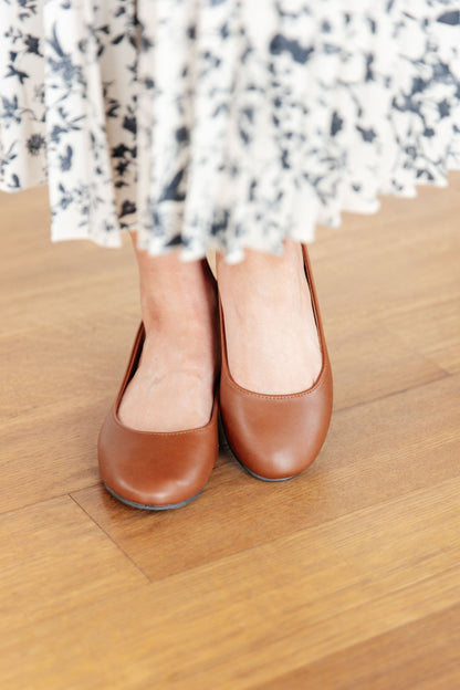 On Your Toes Ballet Flats in Camel (Online Exclusive)