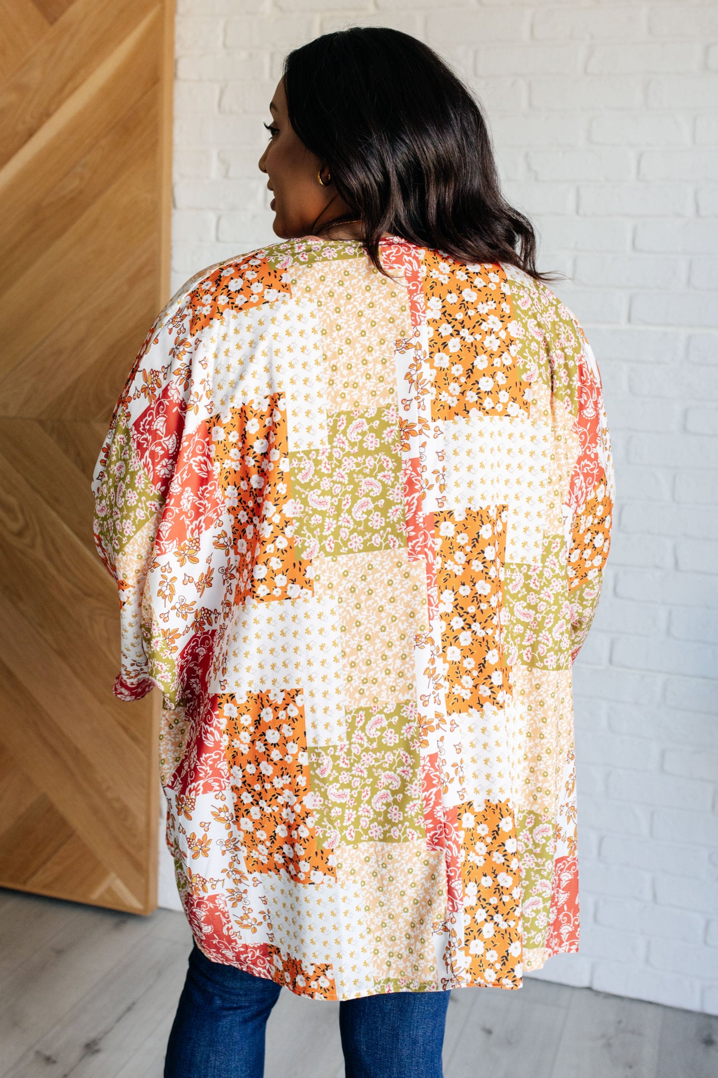 Patchwork of Feelings Mixed Floral Kimono (Online Exclusive)