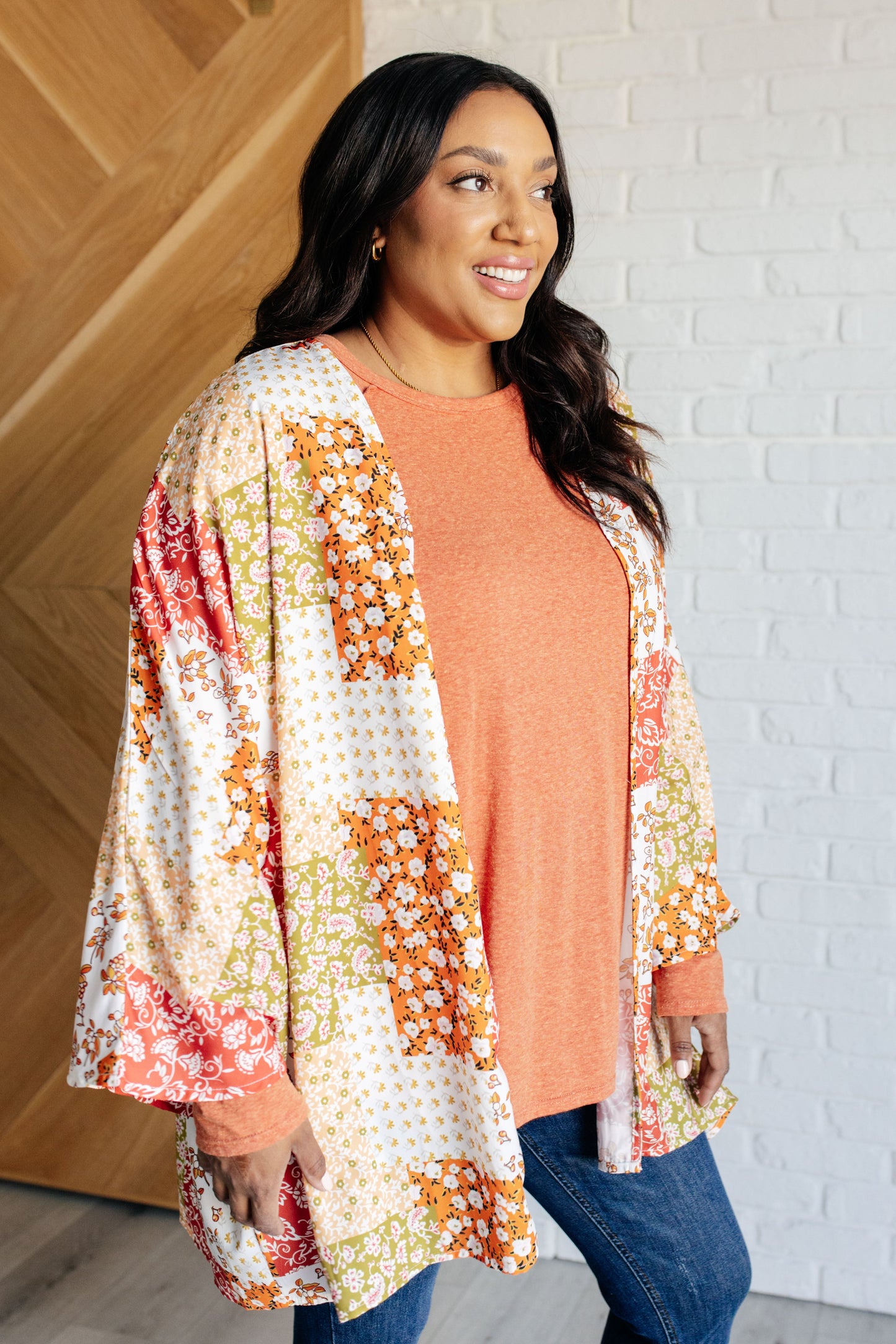 Patchwork of Feelings Mixed Floral Kimono (Online Exclusive)