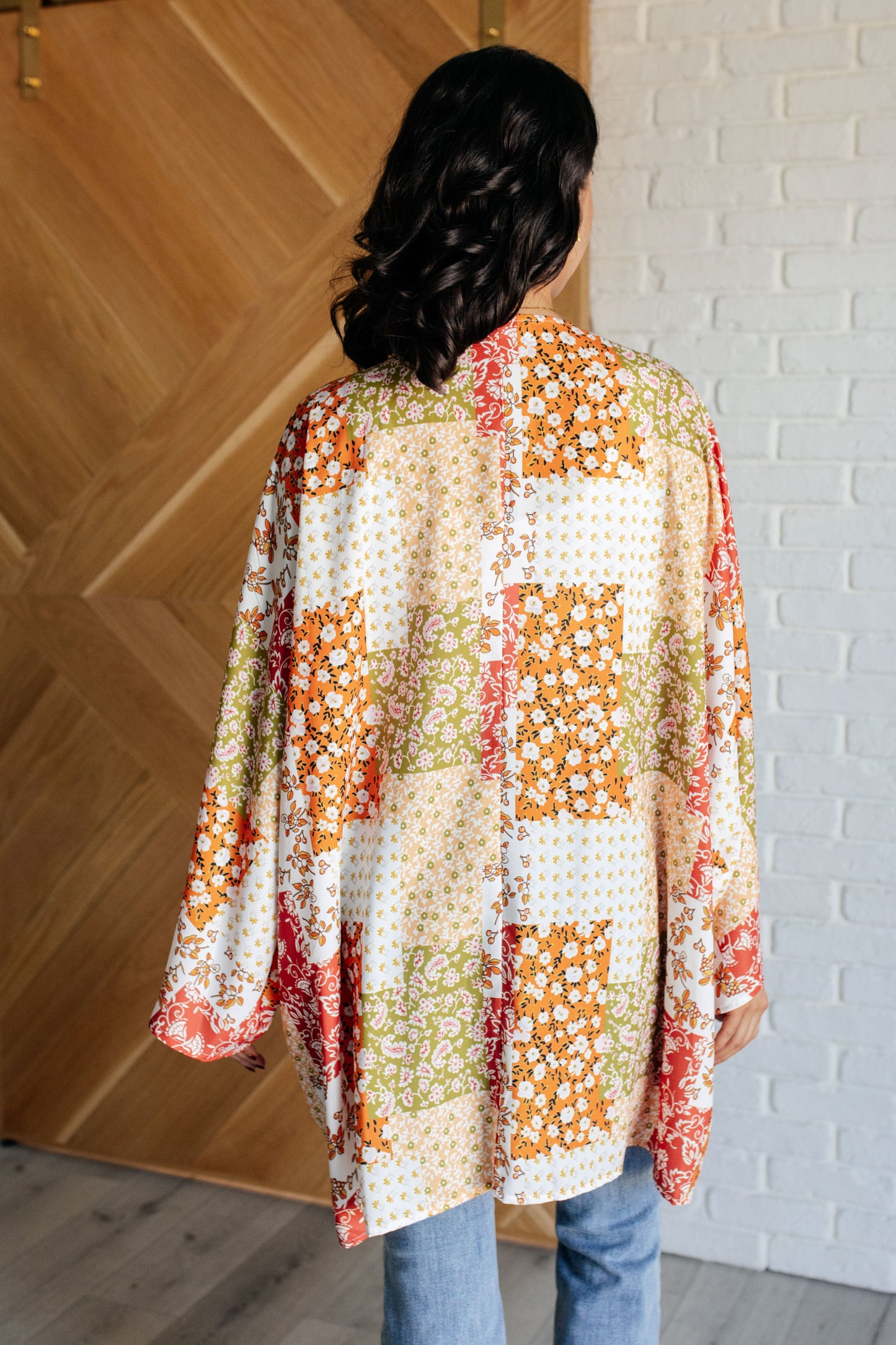 Patchwork of Feelings Mixed Floral Kimono (Online Exclusive)