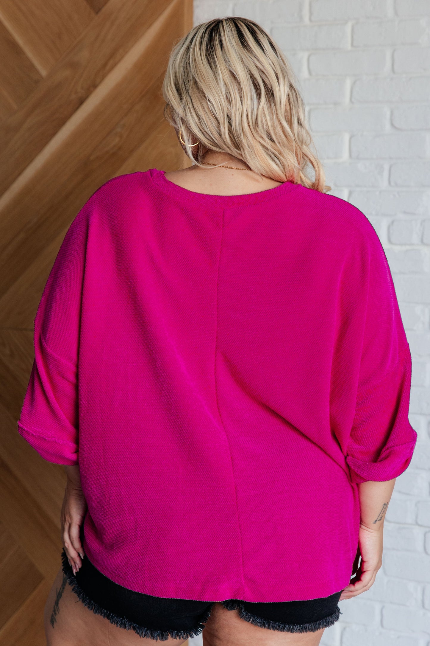 Blusa de chenilla Pink Thoughts (exclusivo en línea)