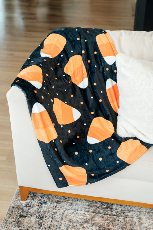 PREORDER: Halloween Fleece Blanket in Jumbo Candies