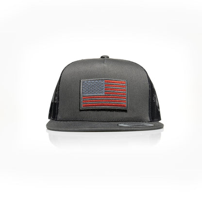 Gorra de camionero con bandera de EE. UU.