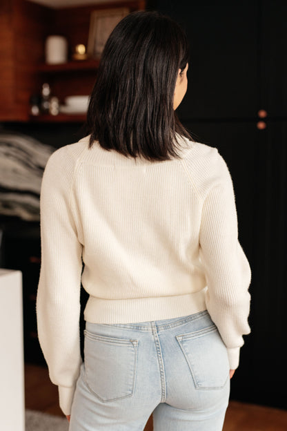 Requisite Request Surplice Crop Sweater (Online Exclusive)