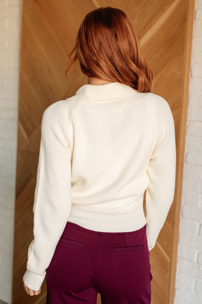 Requisite Request Surplice Crop Sweater (Online Exclusive)