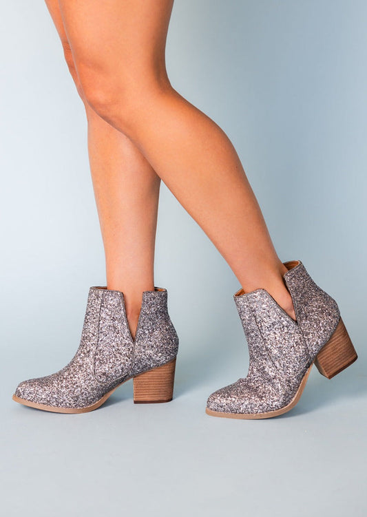 Fiera Booties in Pewter (Online Exclusive)