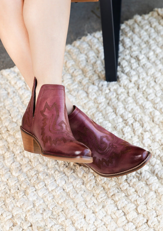 Kickin' Booties in Burgundy (Online Exclusive)