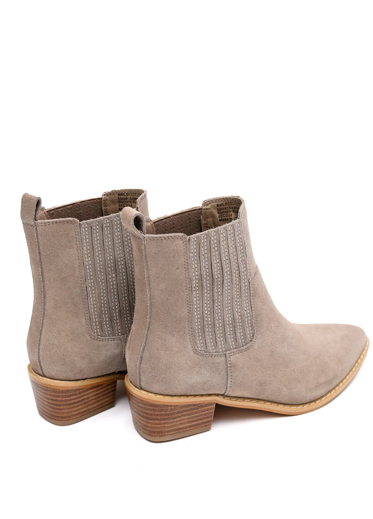 Leonor Suede Ankle Boot in Taupe (Online Exclusive)