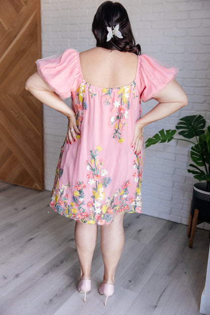 She's Blooming Balloon Sleeve Dress (Online Exclusive)