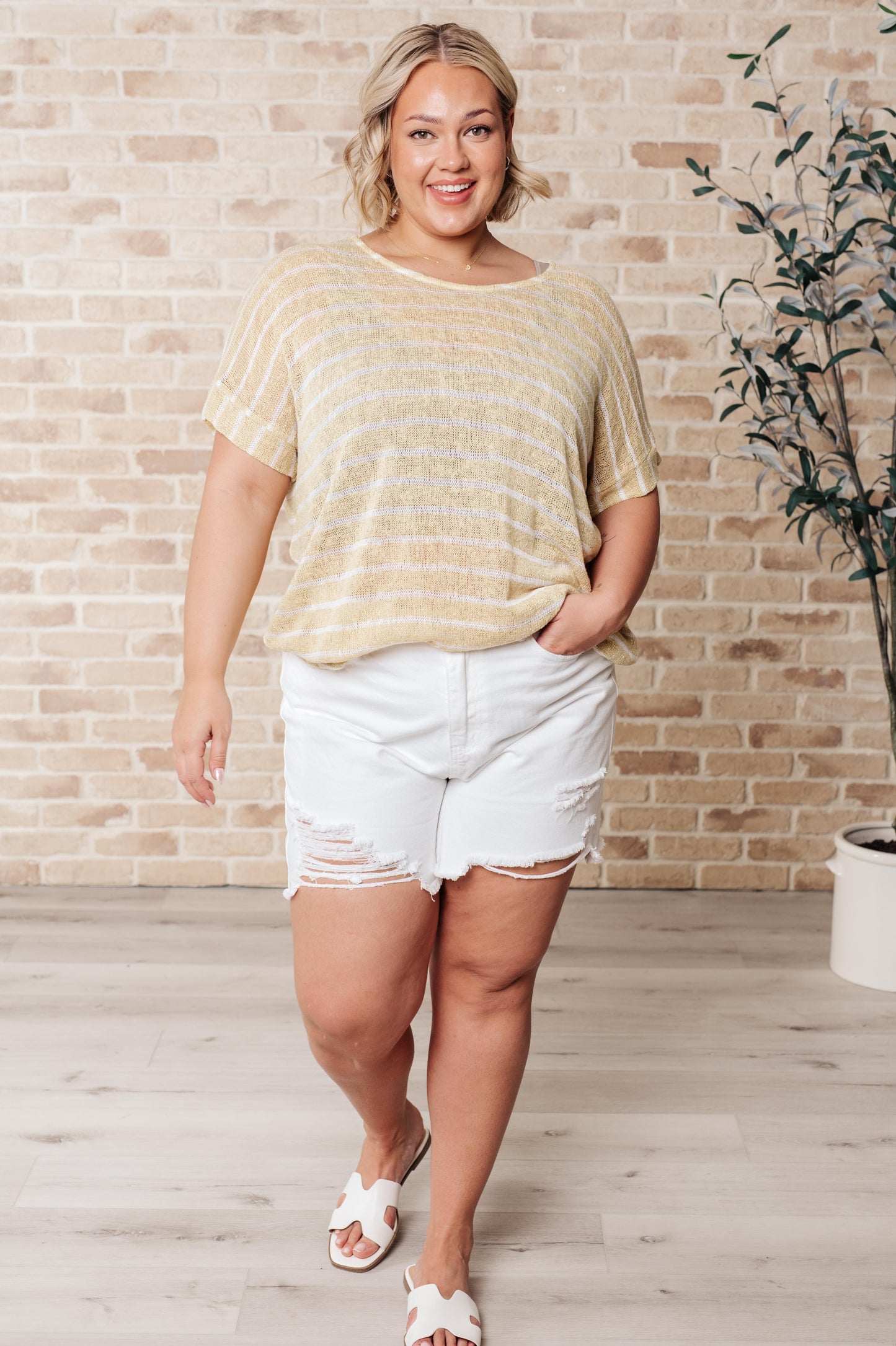 Simply Sweet Striped Top (Online Exclusive)