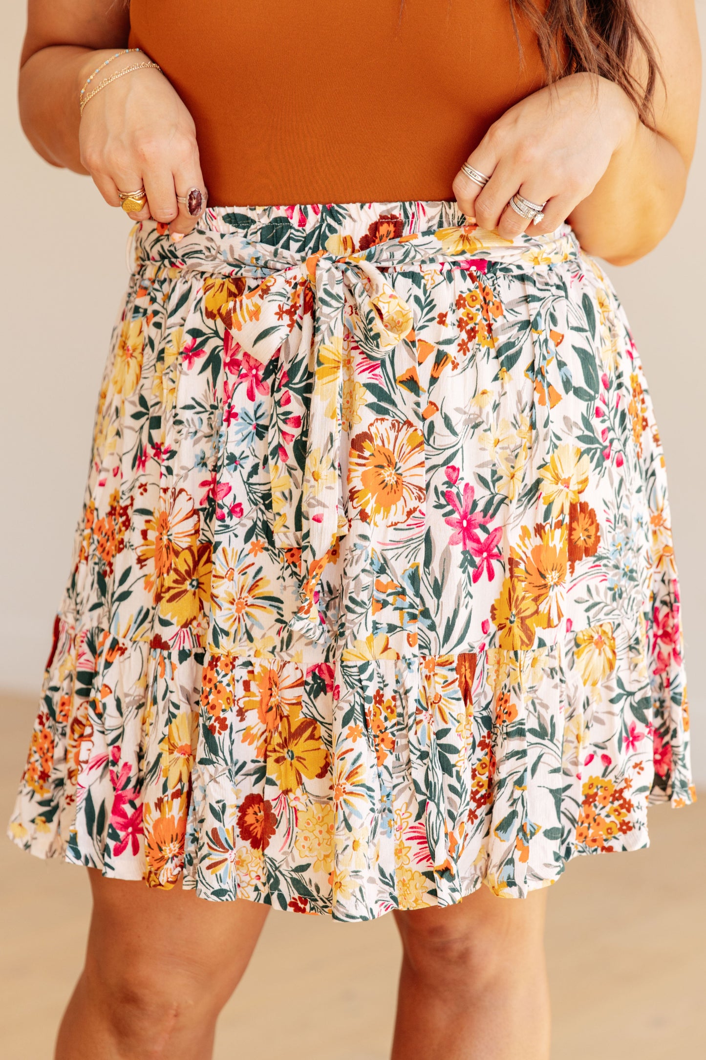 Spring Fields Floral Skirt (Online Exclusive)