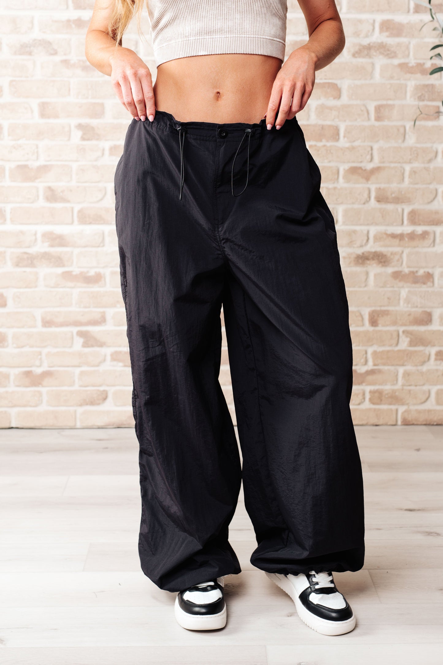 Step Up Joggers in Black (Online Exclusive)