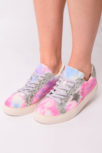 Supernova Sneakers in Pastel Tie Dye (Online Exclusive)