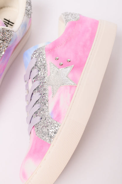 Supernova Sneakers in Pastel Tie Dye (Online Exclusive)