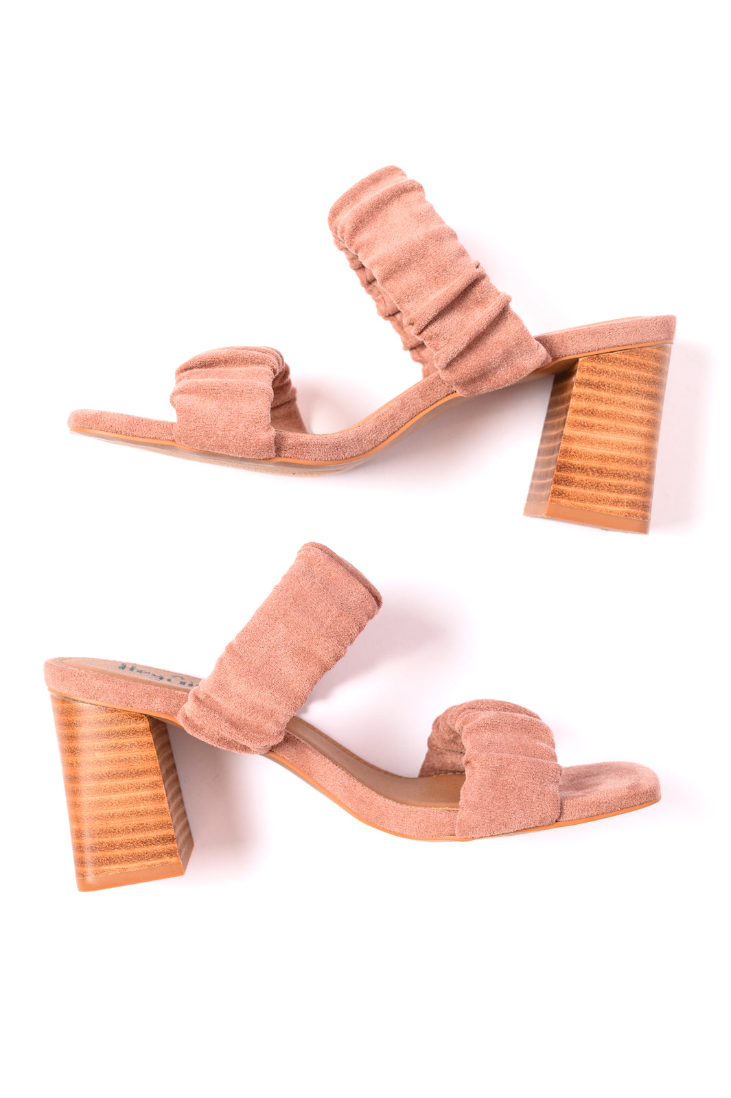 Tropic Like it's Hot Heels in Blush Suede (Online Exclusive)