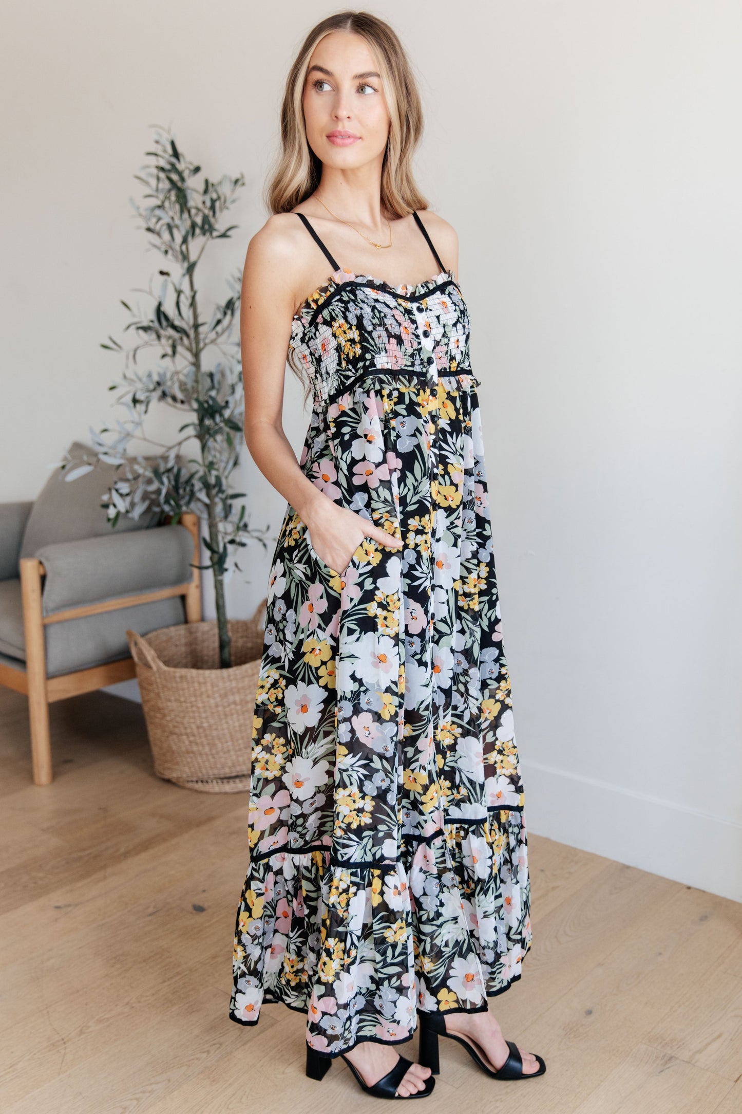 Up From the Ashes Floral Maxi Dress (Online Exclusive)