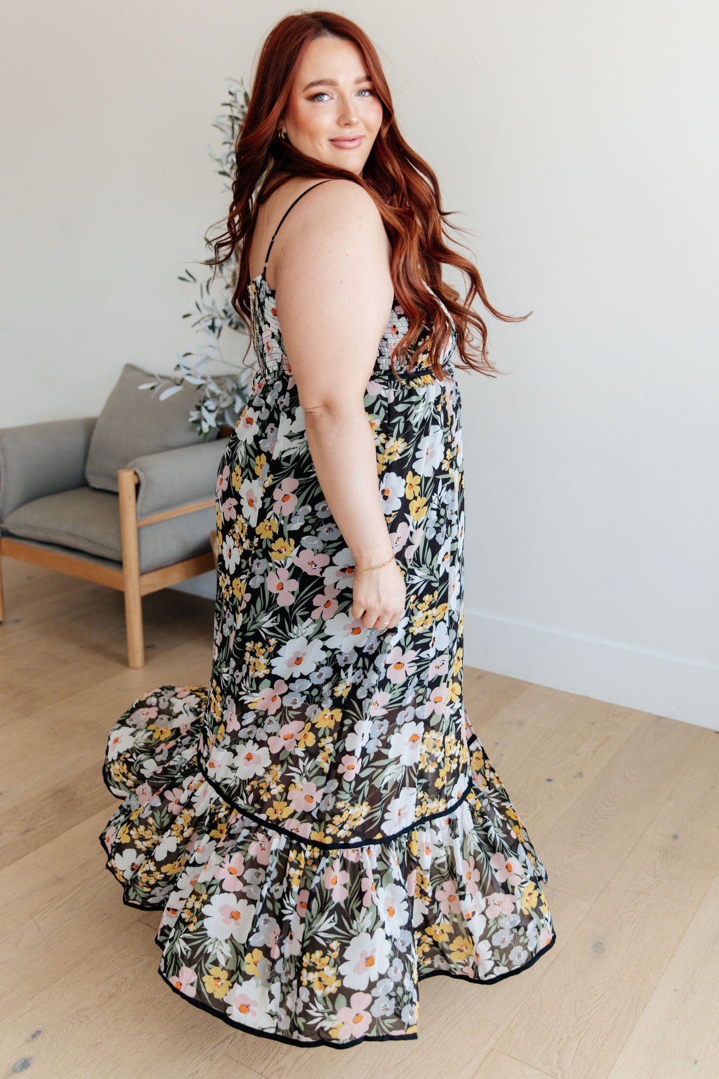 Up From the Ashes Floral Maxi Dress (Online Exclusive)