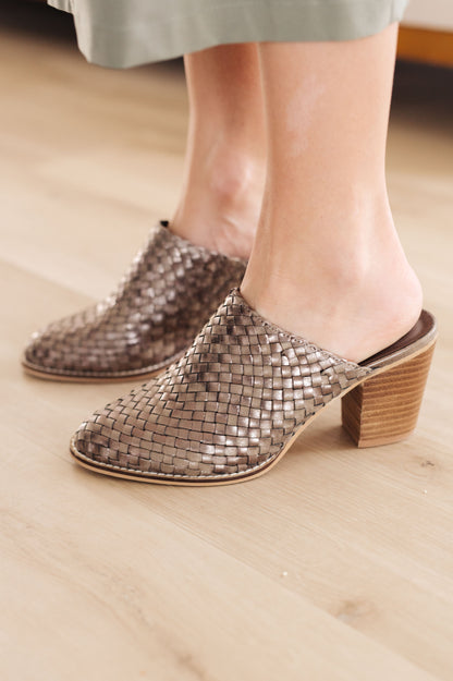 Walk With Me Woven Mules (Online Exclusive)