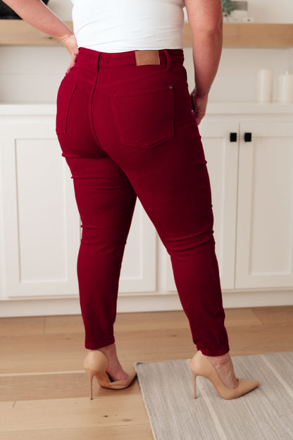 Wanda High Rise Control Top Skinny Jeans Scarlet (Exclusivité en ligne)