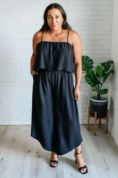 When All is Said and Done Spaghetti Strap Jumpsuit (Online Exclusive)