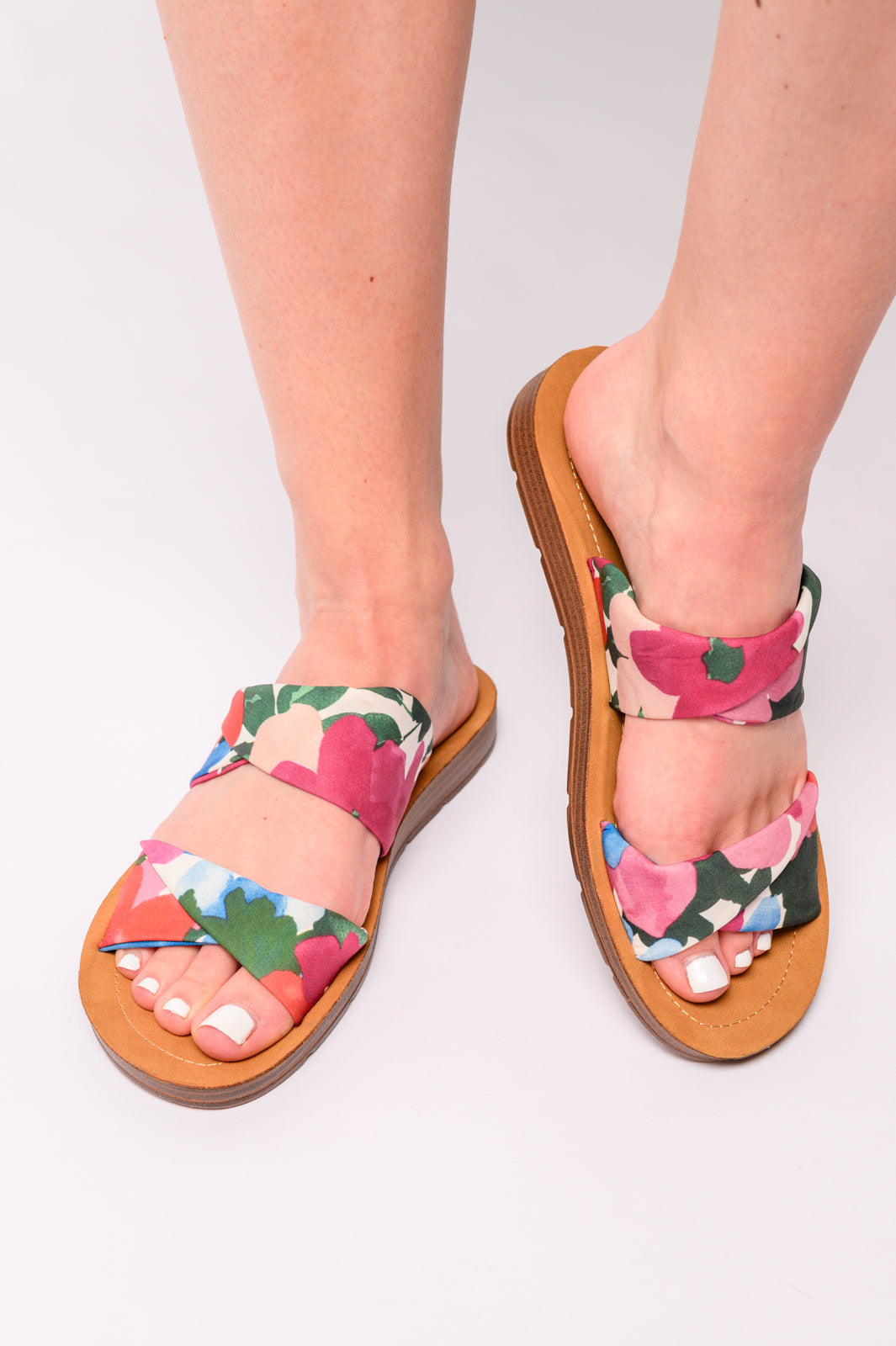 With a Twist Sandal in Flowers (Online Exclusive)