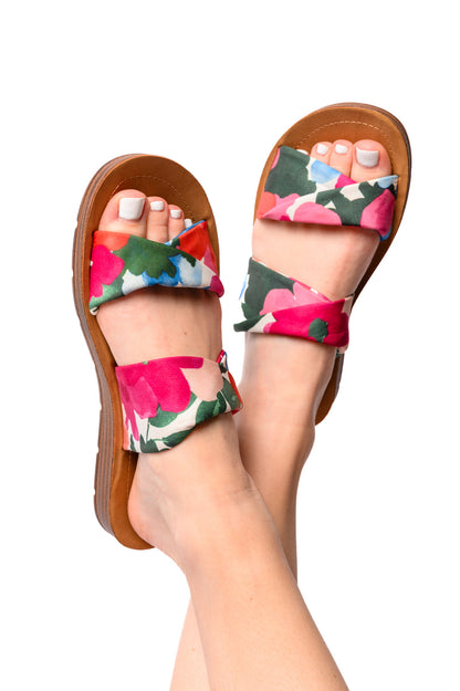 With a Twist Sandal in Flowers (Online Exclusive)