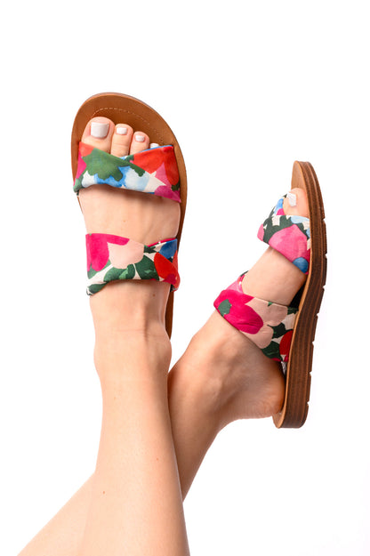 With a Twist Sandal in Flowers (Online Exclusive)