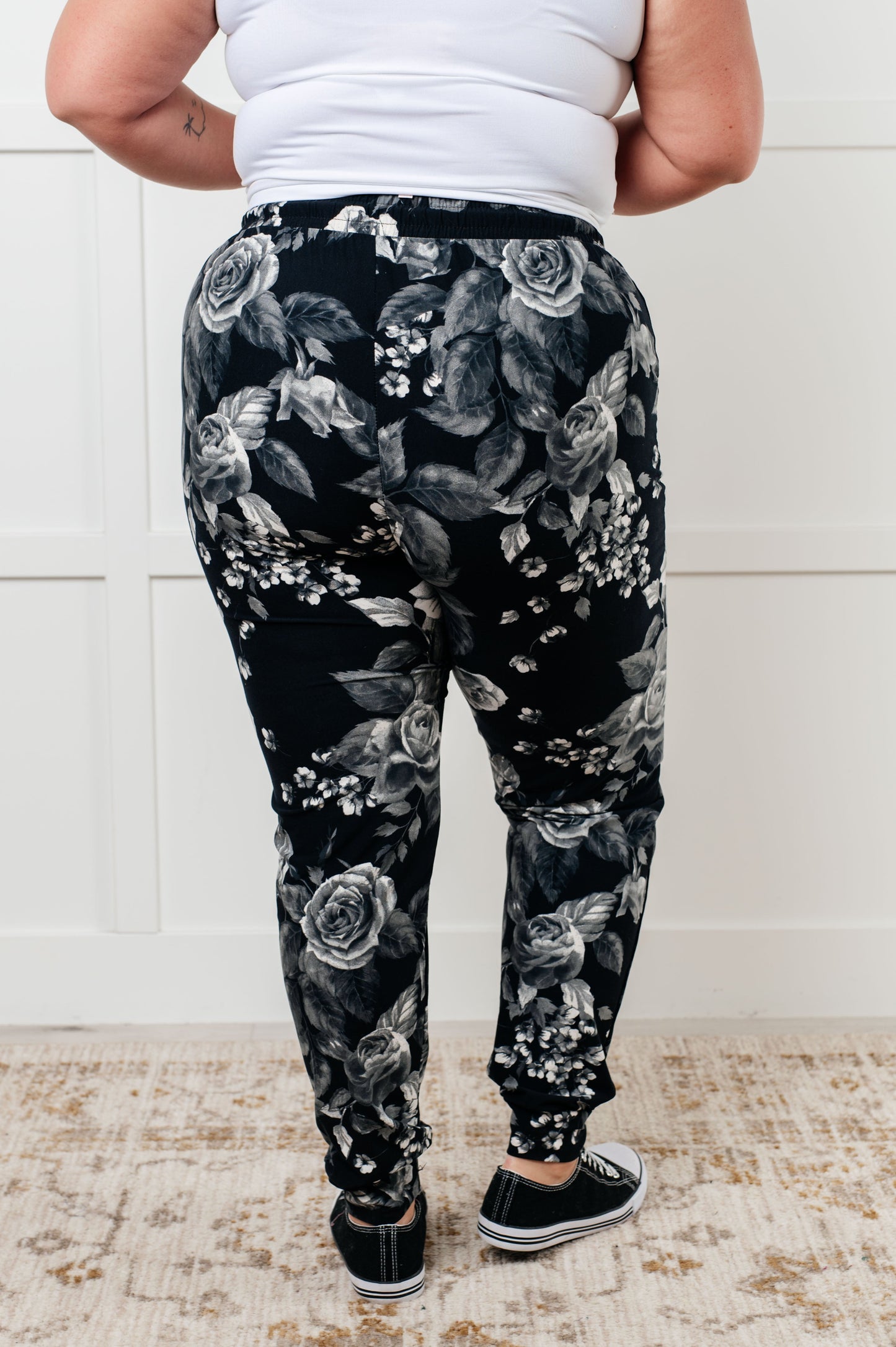 Your New Favorite Joggers in Rose Print (Online Exclusive)