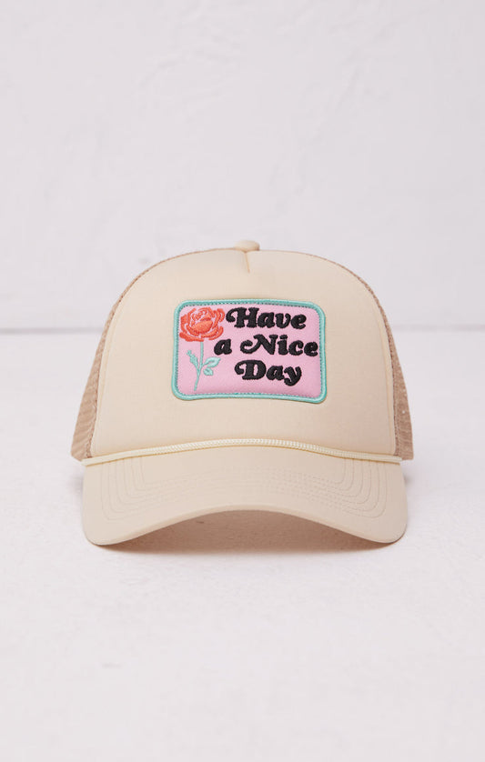 HAVE A NICE DAY TRUCKER HAT