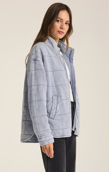 Veste en denim tricotée Maya