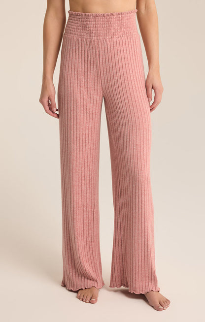 DAWN SMOCKED RIB PANT