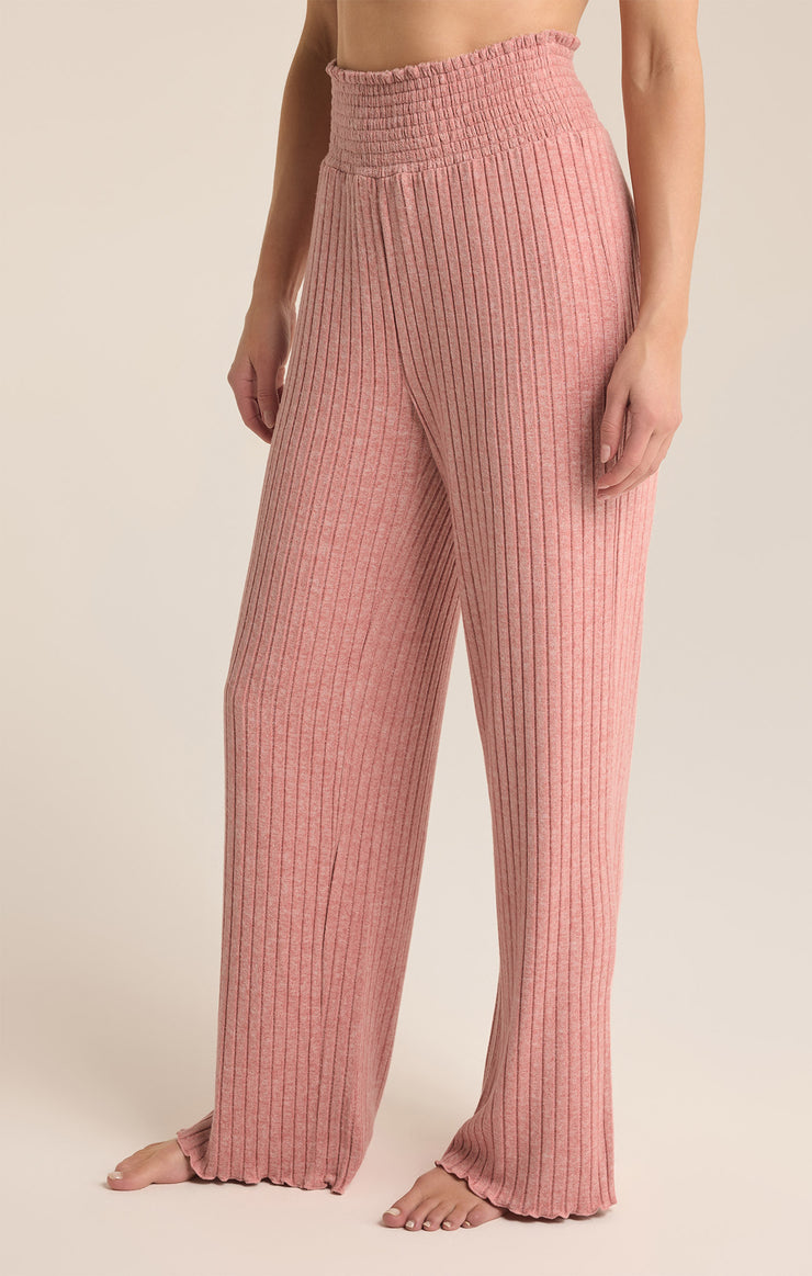 DAWN SMOCKED RIB PANT