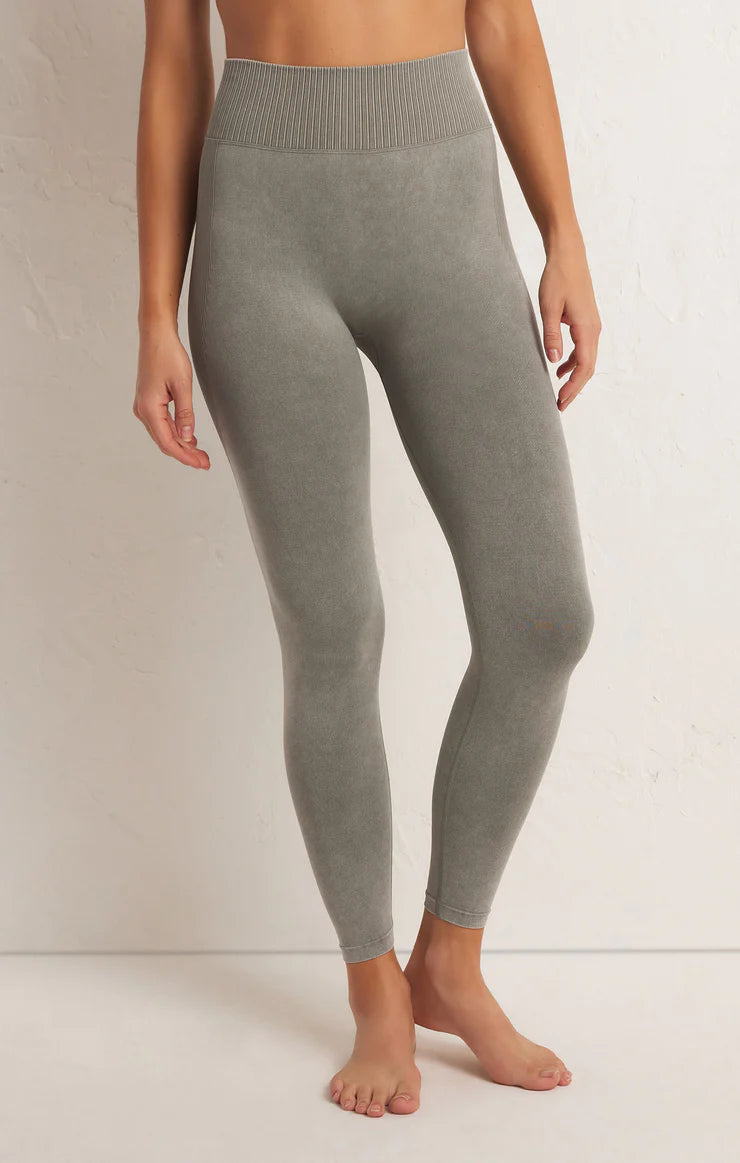 WASH OUT SEAMLESS 7/8 LEGGING