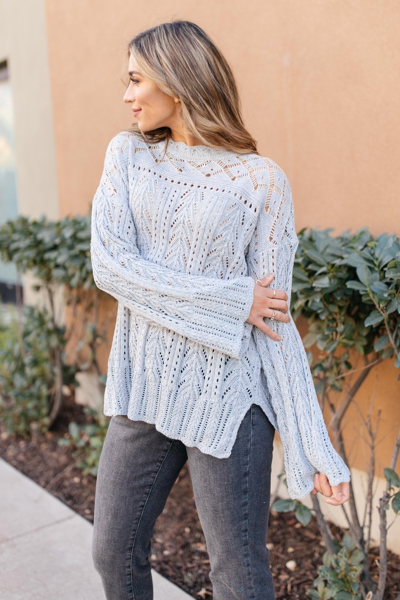 A Bit Of Knit Sweater (Online Exclusive) - Uptown Boutique Ramona