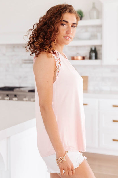 A Little Goes A Long Way Top In Blush (Online Exclusive) - Uptown Boutique Ramona