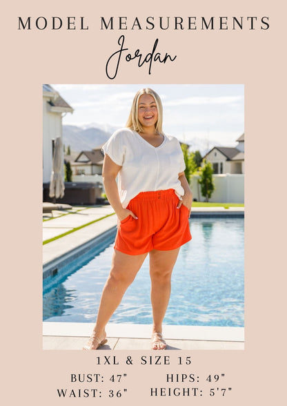 A Little Lazy High Rise Linen Shorts - Uptown Boutique Ramona