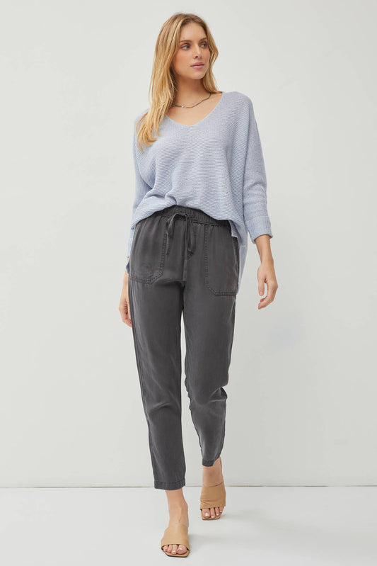 A New Perspective Tapered Pants - Uptown Boutique Ramona