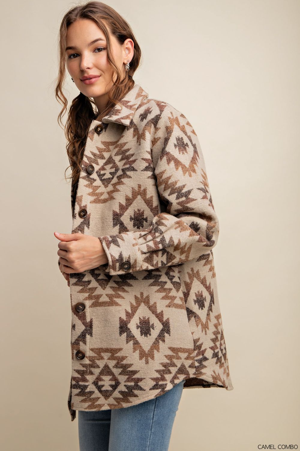 A Possibility Aztec Shacket *FS - Uptown Boutique Ramona