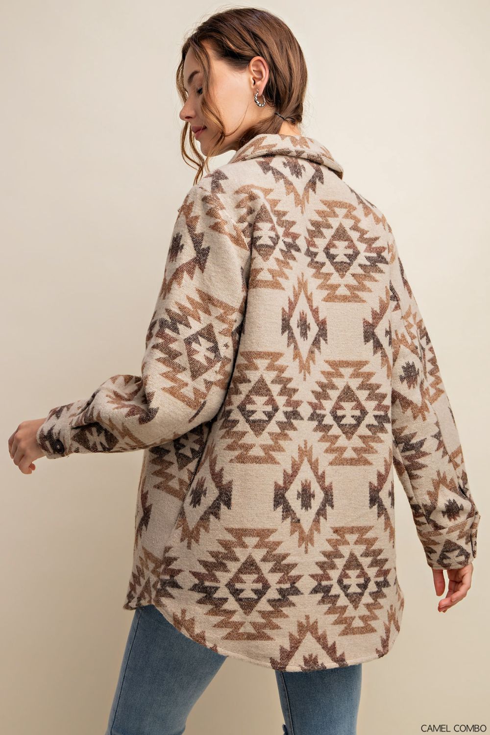 A Possibility Aztec Shacket *FS - Uptown Boutique Ramona