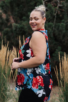 A Rose By Any Other Name Sleeveless Top (Online Exclusive) - Uptown Boutique Ramona