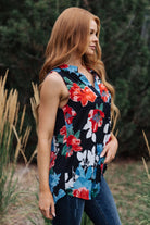 A Rose By Any Other Name Sleeveless Top (Online Exclusive) - Uptown Boutique Ramona