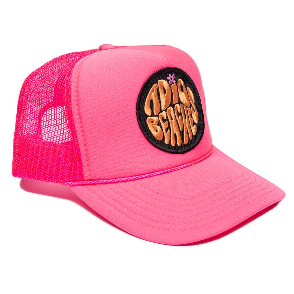 Adios Beaches Patch Trucker Hat - Uptown Boutique Ramona